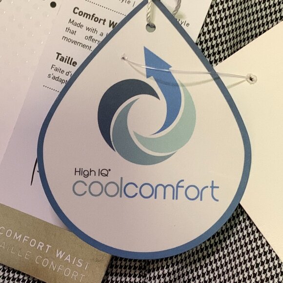 NVO by Lanctot Womens Sz 18 Bria Capri Comfort Waist NWT Black White - Picture 5 of 9